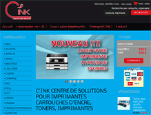 Tablet Screenshot of cink.fr